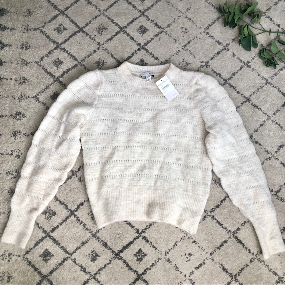 NEW Topshop Pointelle Sweater